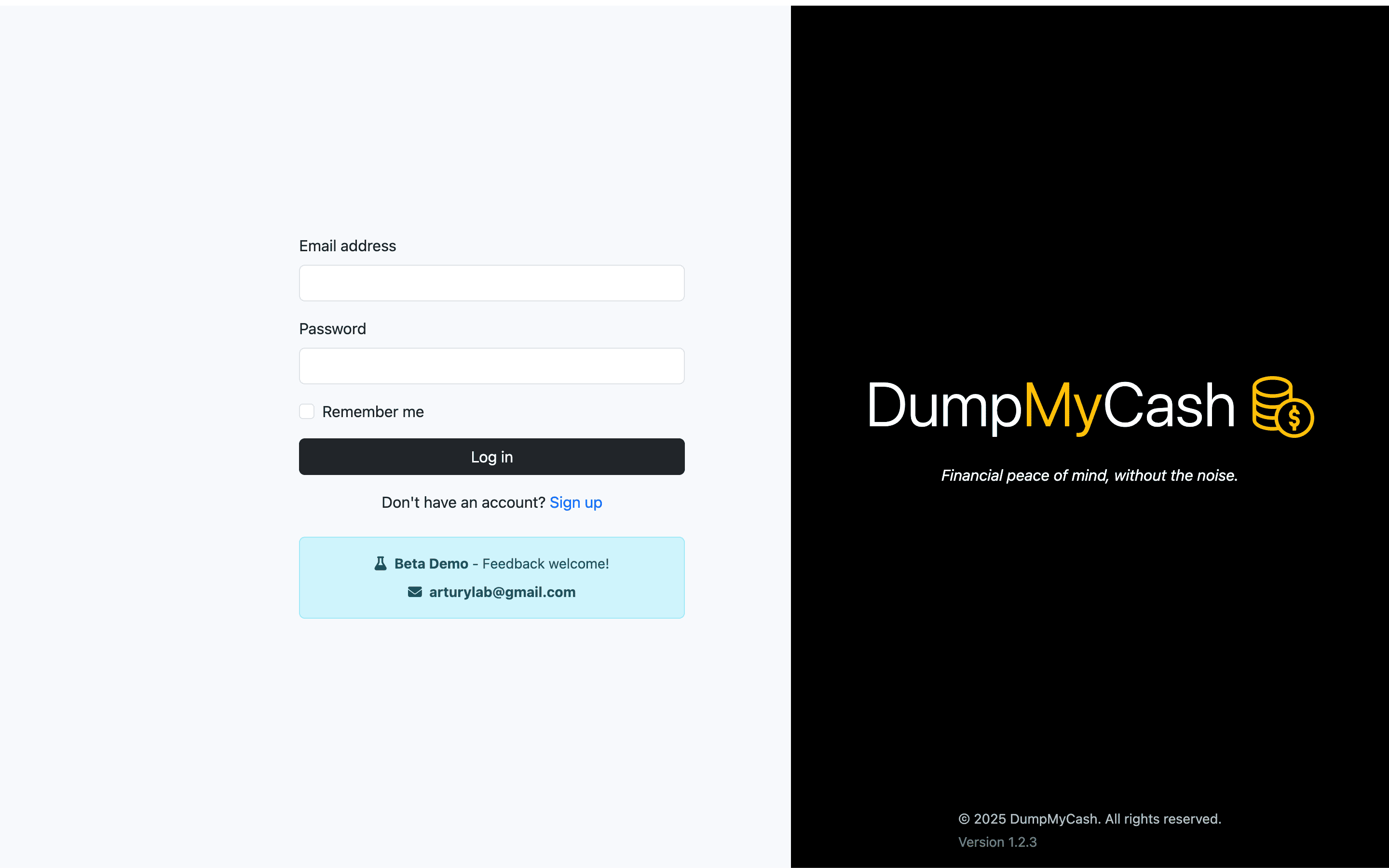 DumpMyCash